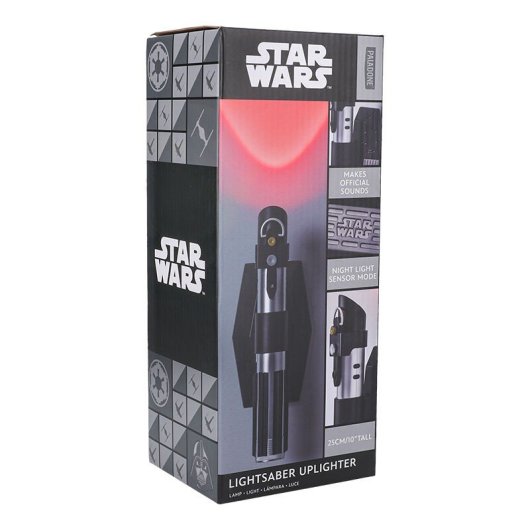 Lámpara Pared Sable De Luz Darth Vader Star Wars 25 Cms