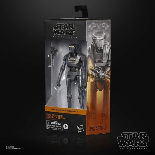 Figura New Republic Security Droid Star Wars: The Mandalorian Star Wars The Black Series Articulada 15 Cms