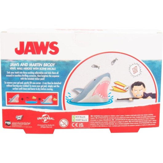 Figuras Decorativas Tiburón Y Martin Brody Jaws Comic Ons 8 Cms