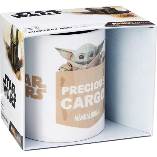 Taza Precious Cargo The Mandalorian Star Wars Cerámica 315 Mls