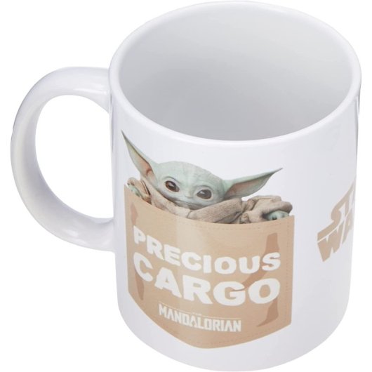 Taza Precious Cargo The Mandalorian Star Wars Cerámica 315 Mls