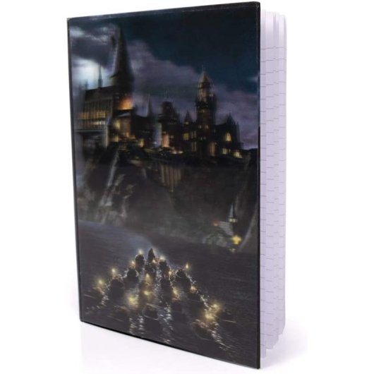 Libreta Harry Potter Hogwarts Efecto Lenticular 3d A5 21 X 15 Cms 100 Pags Premium
