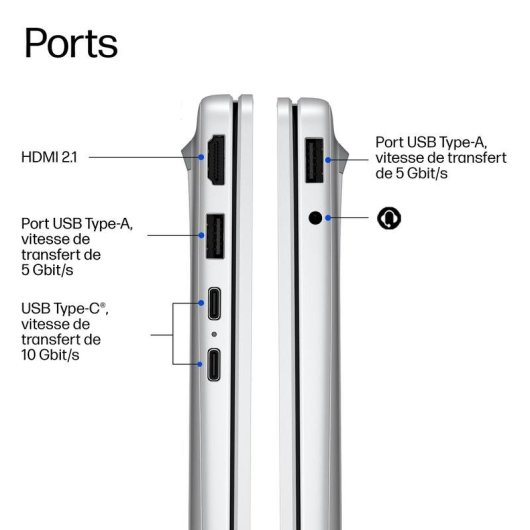 Portátil HP OmniBook 3 16-bz0015nfx 16" Snapdragon X1-26-100 16GB 256GB SSD Adreno Windows 11
