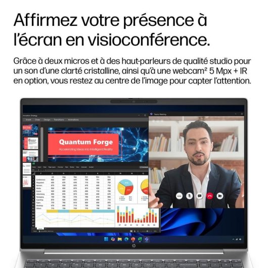 Ordinateur portable HP ProBook 4 G2ah 16" AMD Ryzen 5 220 12GB 512GB SSD Radeon 740M Windows 11 Pro