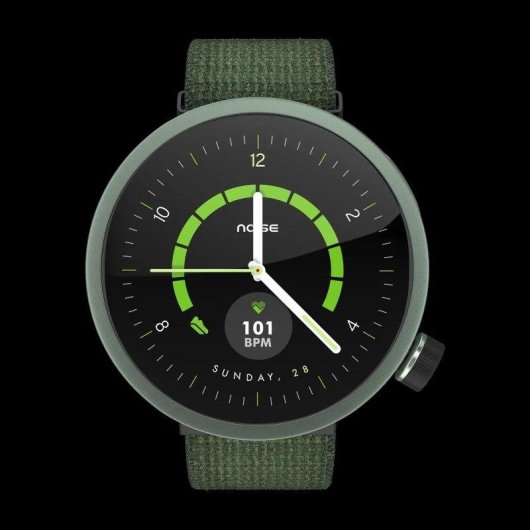 Noise Alt Watch 1 AI GPS Bluetooth 1,69'' Verde Cinturino Silicone
