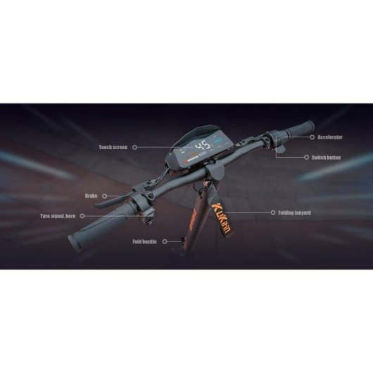 Monopattino elettrico KuKirin G2 48V 15Ah Autonomia 55km Pneumatici 10" Freni a disco IP54