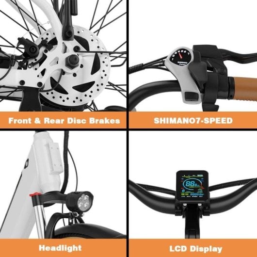 Bicicleta eléctrica Headeer BD26195 urbana y montaña 48 V 11,5 Ah 26"