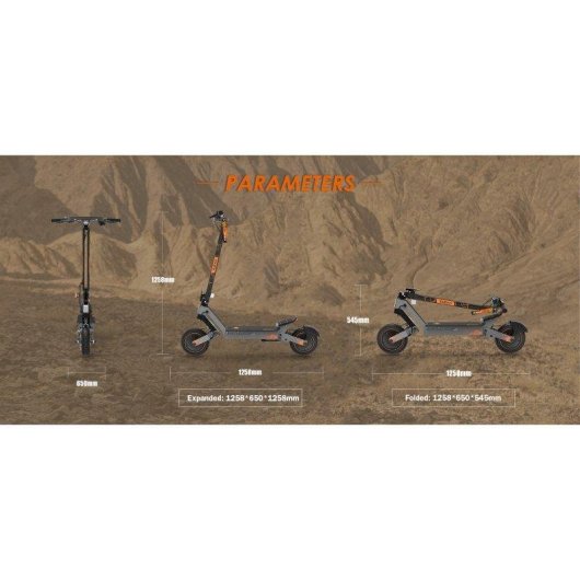 Monopattino elettrico KuKirin G2 Ultra 48V 18AH Autonomia 60km Pneumatici 11" Freni a disco IPX4