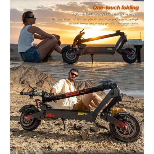 Monopattino elettrico KuKirin G2 Ultra 48V 18AH Autonomia 60km Pneumatici 11" Freni a disco IPX4