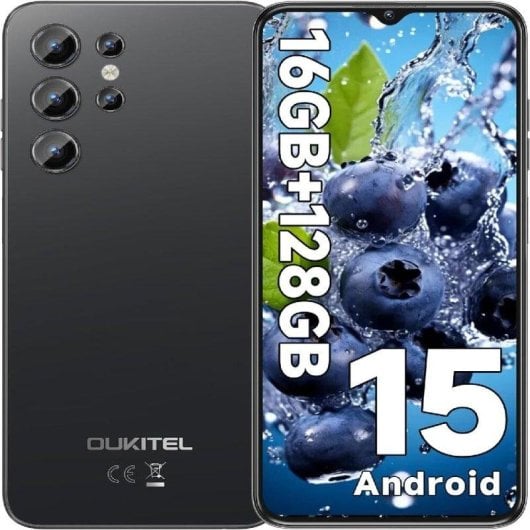 Oukitel C1 4G 4GB 6.52" 128GB Blanco sensor de huella