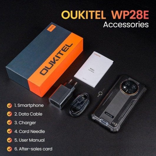 Oukitel WP28E 4G 4GB 64GB 6.52" Negro