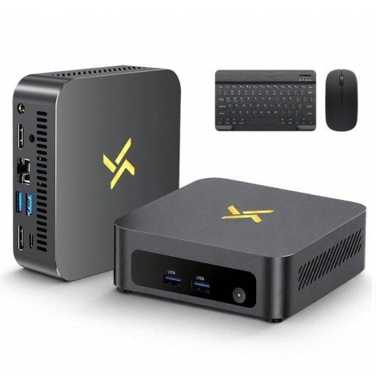 Mini PC Huidun H100 Intel Core 5 210H 16 GB 512 GB SSD Intel Graphics Windows 11 Pro VESA