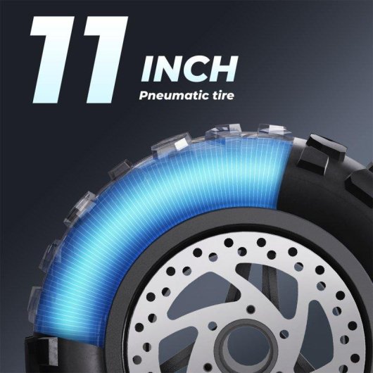 Patinete eléctrico iSinwheel GT2 500W Autonomía 80km Neumáticos 11" Frenos disco+electrónicos