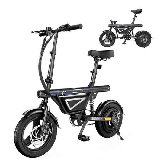 Fahrrad Elektrisch iScooter EB1S 250W 36V 12Ah 14 Zoll faltbar