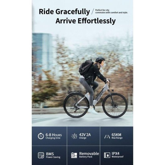 Bicicleta Eléctrica Onesport OT12 250W 36V 27.5" Todoterreno