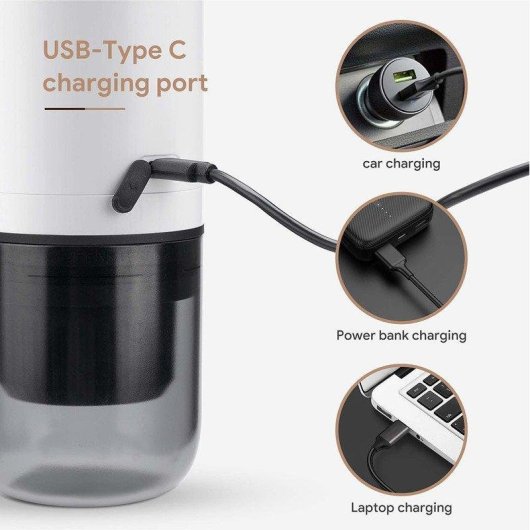 Caffettiera a capsule SZSMART KF17 Nespresso Nero portatile 17 bar