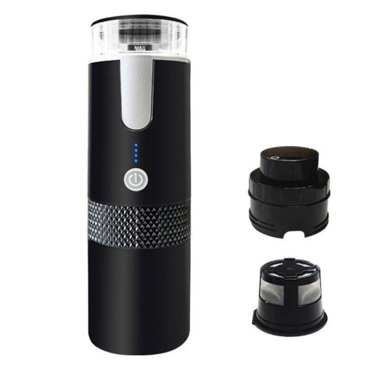 Cafetera de cápsulas portátil Szsmart Kc01 170 ml 1200 mAh para coche y hogar
