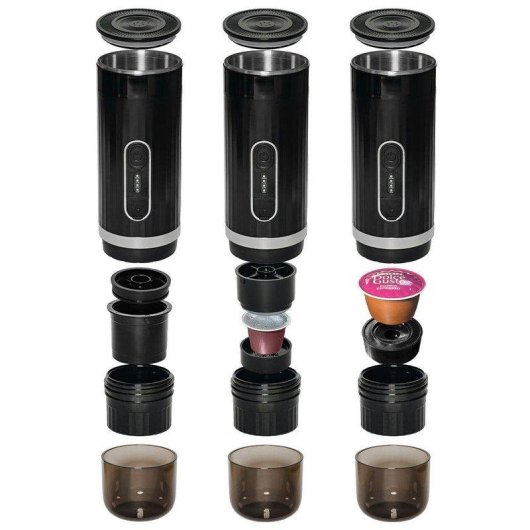 Máquina de café italiana portátil SZSMART KF14 80ml função aquecimento 3 em 1