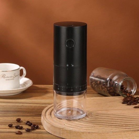 Molinillo de Café SZSMART MD01 38 Niveles de Molienda USB-C 25 g Negro