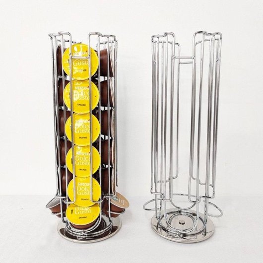 Portacaps Szsmart Xirui01 Dolce Gusto 24 capsule Argento