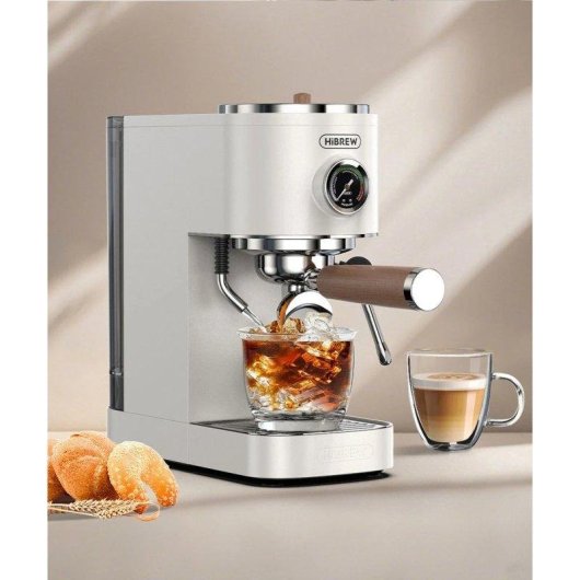 Espressomaschine HiBREW H13 1,3L 20 Bar Weiß Touchscreen