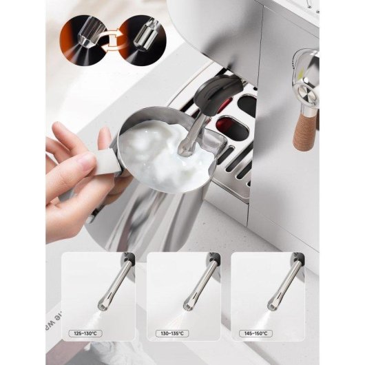 Espressomaschine HiBREW H13 1,3L 20 Bar Weiß Touchscreen