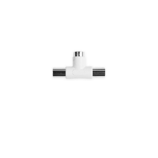 Divisor de sinal coaxial EKON ECANSPLIT2M1F Branco 3 conectores 9,5 mm