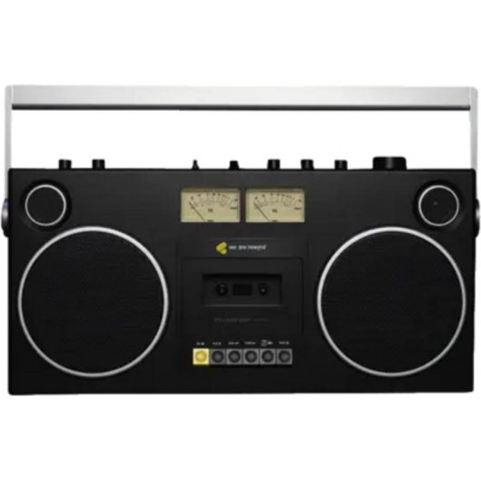 Altavoces We Are Rewind Boombox Bluetooth 104W con grabador cassette y micrófono