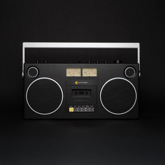 Altavoces We Are Rewind Boombox Bluetooth 104W con grabador cassette y micrófono