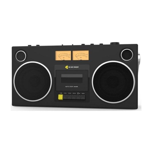 Altavoces We Are Rewind Boombox Bluetooth 104W con grabador cassette y micrófono