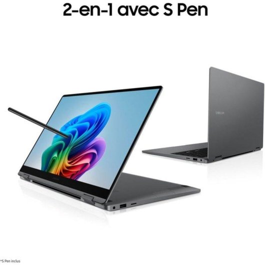 Portátil Samsung Galaxy Book5 360 15.6" Intel Core Ultra 7 256V 16GB 1TB SSD Intel Arc Graphics 140V Windows 11