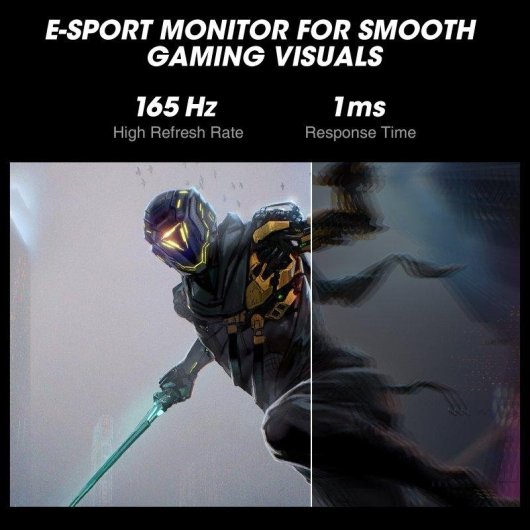 Monitor PC KOORUI 24E3 24" FullHD 165Hz IPS 1ms FreeSync