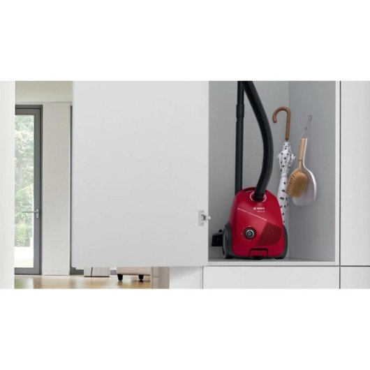 Staubsauger mit Beutel Bosch Serie 2 BGLS2RD1 600W 3,5 L Schwarz Rot