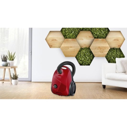 Staubsauger mit Beutel Bosch Serie 2 BGLS2RD1 600W 3,5 L Schwarz Rot