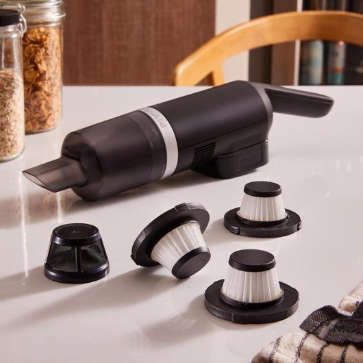 Aspirapolvere Portatile KitchenAid 5KKVR100BM 12 V 20 min 0,13 L Nero