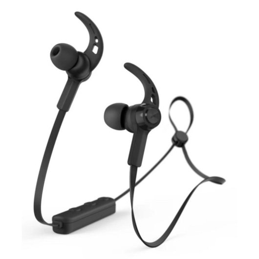 Auriculares Hama Freedom Run III inalámbricos Bluetooth para deportes con cancelación de ruido negro