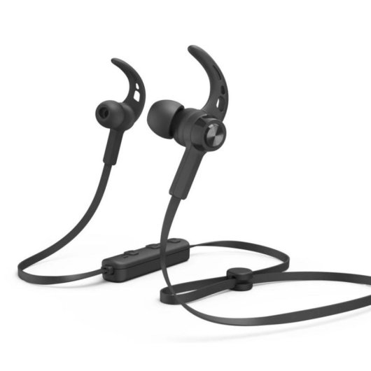 Auriculares Hama Freedom Run III inalámbricos Bluetooth para deportes con cancelación de ruido negro