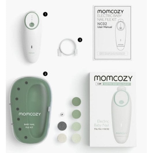 Lima Eléctrica para Bebés Momcozy Ultra Silenciosa con Luz