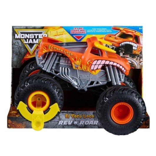 Camión Monstruo SPIN MASTER Monster Jam Rev 'N Roar El Toro Loco 1:15