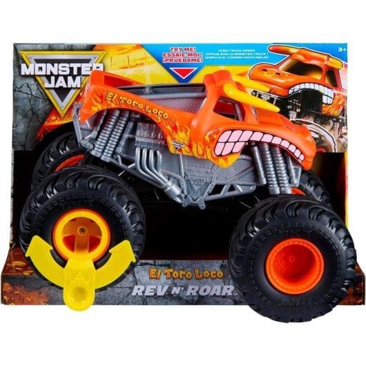 Camión Monstruo SPIN MASTER Monster Jam Rev 'N Roar El Toro Loco 1:15