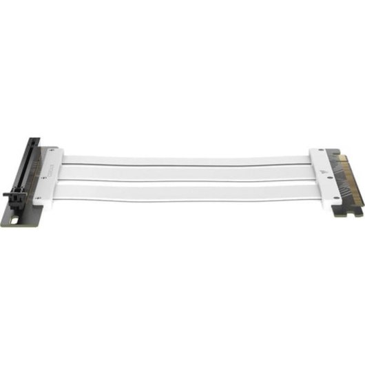 Cabo elevador Corsair Premium PCIe 5.0 x16 branco 17,5 cm