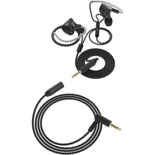 Auricolari Sharkoon Stealthbite con cavo jack 3,5 mm, microfono rimovibile, nero