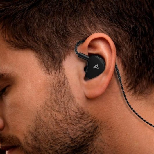 Auricolari Sharkoon Stealthbite con cavo jack 3,5 mm, microfono rimovibile, nero