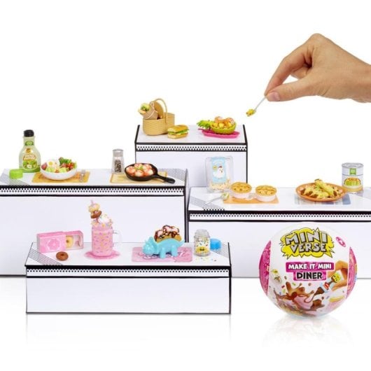 Set de Figuras de Juguete Miniverse Make It Mini Foods Diner Series 4 Multicolor MGA
