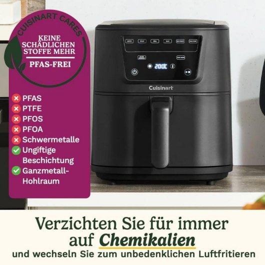 Friggitrice ad Aria Cuisinart AFS8OBLE 7,6L 2000W con 7 programmi touch