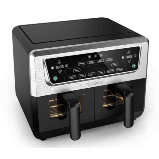 Friggitrice ad Aria Cuisinart AFD10XSSE 10,4L 2400W Doppia con Timer