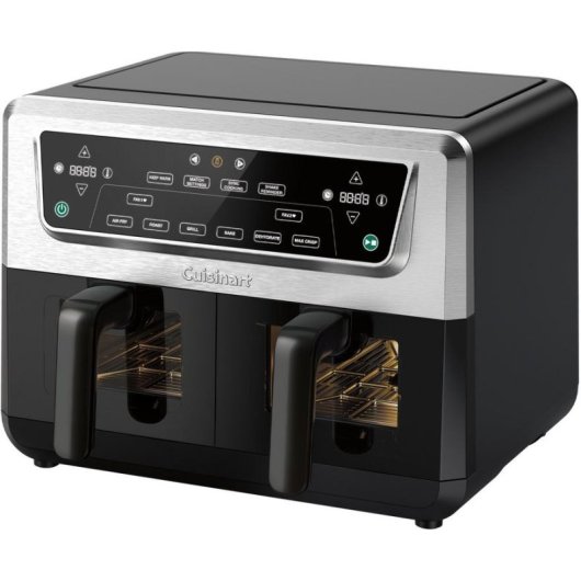Friggitrice ad Aria Cuisinart AFD10XSSE 10,4L 2400W Doppia con Timer