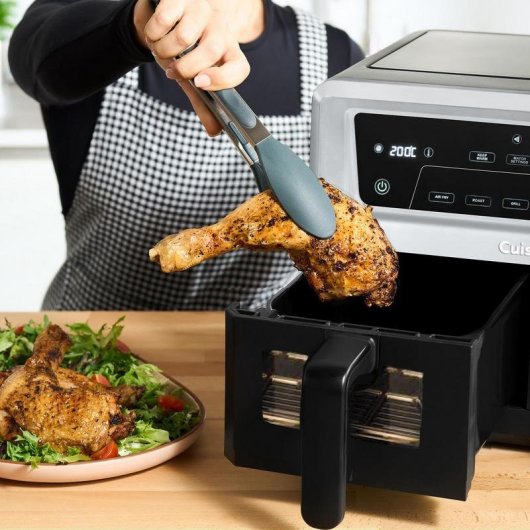 Friggitrice ad Aria Cuisinart AFD10XSSE 10,4L 2400W Doppia con Timer