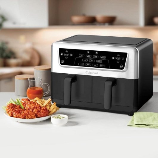 Friggitrice ad Aria Cuisinart AFD10XSSE 10,4L 2400W Doppia con Timer