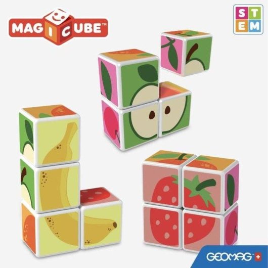 Geomag Magicube Les Fruits Set Magnétique MAB01 7 pièces